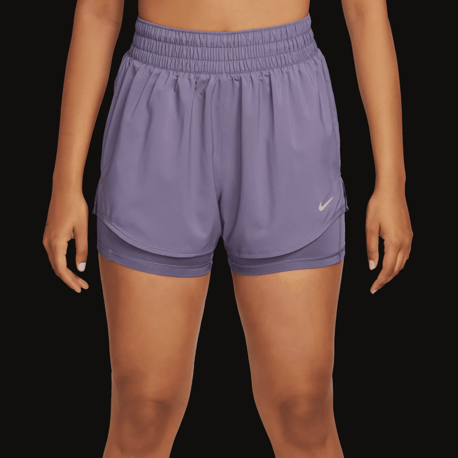 One Dri-FIT High Waisted 3in 2n1 Short, naisten treenishortsit - Treenishortsit - One Dri-FIT High Waisted 3in 2n1 Short, naisten treenishortsit