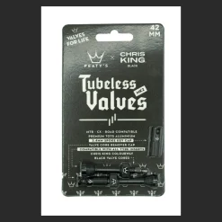 Peaty's x Chris King Valves 42mm (par), pyörän venttiilit - Polkupyörän Paikkaustarvikkeet - Peaty's x Chris King Valves 42mm (par), pyörän venttiilit