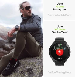 Polar Grit X2 Pro Titanium, älykello, multisportkello - Sykemittarit - Polar Grit X2 Pro Titanium, älykello, multisportkello