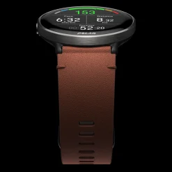 Polar Ignite 3 Titanium/Brown leather strap, älykello - Sykemittarit - Polar Ignite 3 Titanium/Brown leather strap, älykello