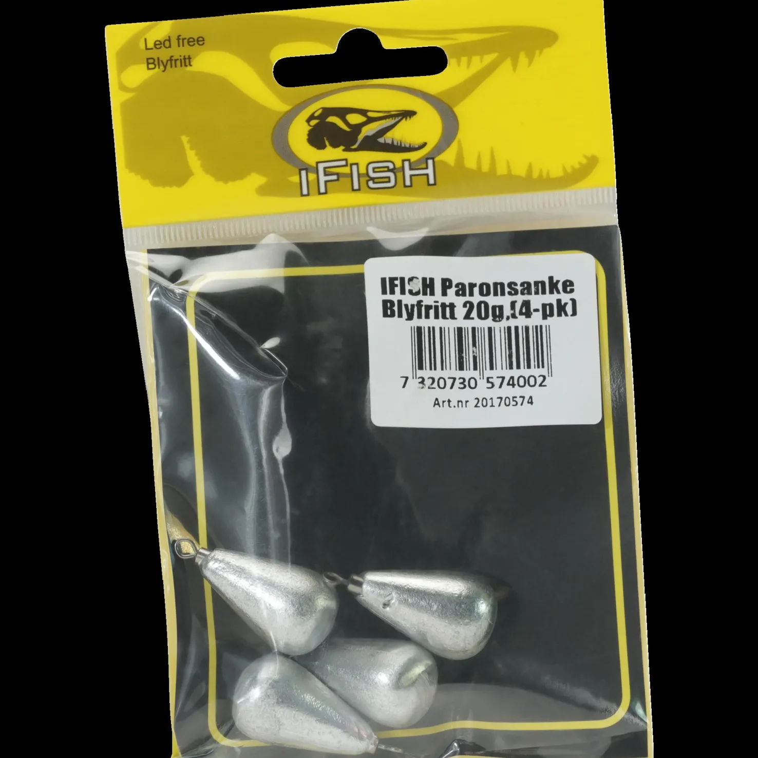 Päronsänke Blyfritt 20g - Kalastustarvikkeet - Päronsänke Blyfritt 20g