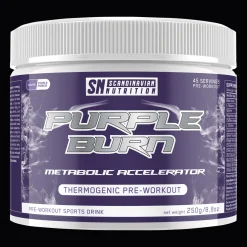 Purple Burn Pwo (Purple Punch (250g), pre-workout-jauhe - Pre-Workout Juomat - Purple Burn Pwo (Purple Punch (250g), pre-workout-jauhe