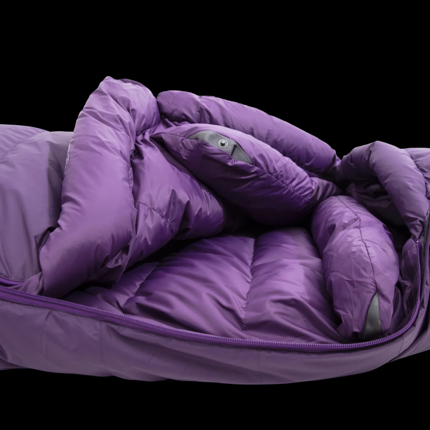 Rago Down Winter Lady Charcoal Black - Makuupussit - Rago Down Winter Lady Charcoal Black