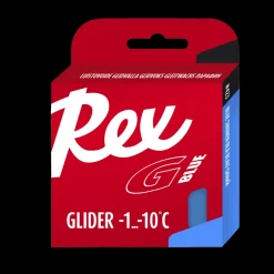 Rex Glider Wax Blue 2x43g -1/-10C 24/25, sininen luistovoide - Luistovoiteet Suksiin - Rex Glider Wax Blue 2x43g -1/-10C 24/25, sininen luistovoide