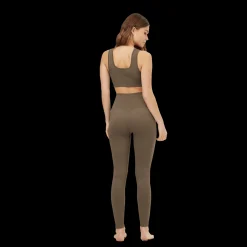 Ribbed Seamless Tights, naisten treenitrikoot - Treenitrikoot - Ribbed Seamless Tights, naisten treenitrikoot