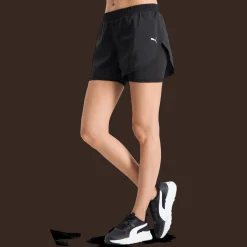 Run Favorite Woven 2IN1 3 Short, juoksuhousut trikoilla naisille - Treenishortsit - Run Favorite Woven 2IN1 3 Short, juoksuhousut trikoilla naisille