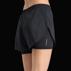 Run Favorite Woven 2IN1 3 Short, juoksuhousut trikoilla naisille - Treenishortsit - Run Favorite Woven 2IN1 3 Short, juoksuhousut trikoilla naisille