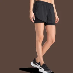 Run Favorite Woven 2IN1 3 Short, juoksuhousut trikoilla naisille - Treenishortsit - Run Favorite Woven 2IN1 3 Short, juoksuhousut trikoilla naisille