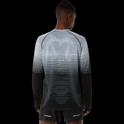 Seamless Long Sleeve Top, juoksupaita miehet - Urheilupaidat - Seamless Long Sleeve Top, juoksupaita miehet