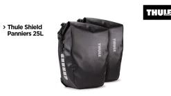 Shield Pannier large/pair black - Pyörälaukut ja korit - Shield Pannier large/pair black