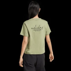 Signature Graphic Print T-Shirt, naisten t-paita - T-Paidat - Signature Graphic Print T-Shirt, naisten t-paita