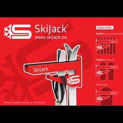 Skijack Skihanger Wall Red 300mm 24/25, suksiteline - Maastohiihtotarvikkeet - Skijack Skihanger Wall Red 300mm 24/25, suksiteline