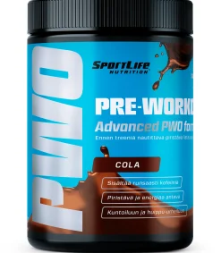 Sportlife Pre-Workout 250g vesimeloni, tehonlisäysjuomajauhe - Energiapatukat - Sportlife Pre-Workout 250g vesimeloni, tehonlisäysjuomajauhe