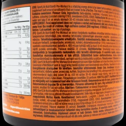 Sportlife Pre-Workout 250g vesimeloni, tehonlisäysjuomajauhe - Energiapatukat - Sportlife Pre-Workout 250g vesimeloni, tehonlisäysjuomajauhe