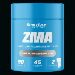 Sportlife ZMA 90 kaps, ravintolisä - Superfood ja luonnolliset ravinteet - Sportlife ZMA 90 kaps, ravintolisä
