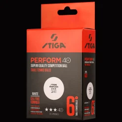 Suorita Vit, 3-x, 6 kpl, pöytätennispallo - Pingistarvikkeet - Suorita Vit, 3-x, 6 kpl, pöytätennispallo