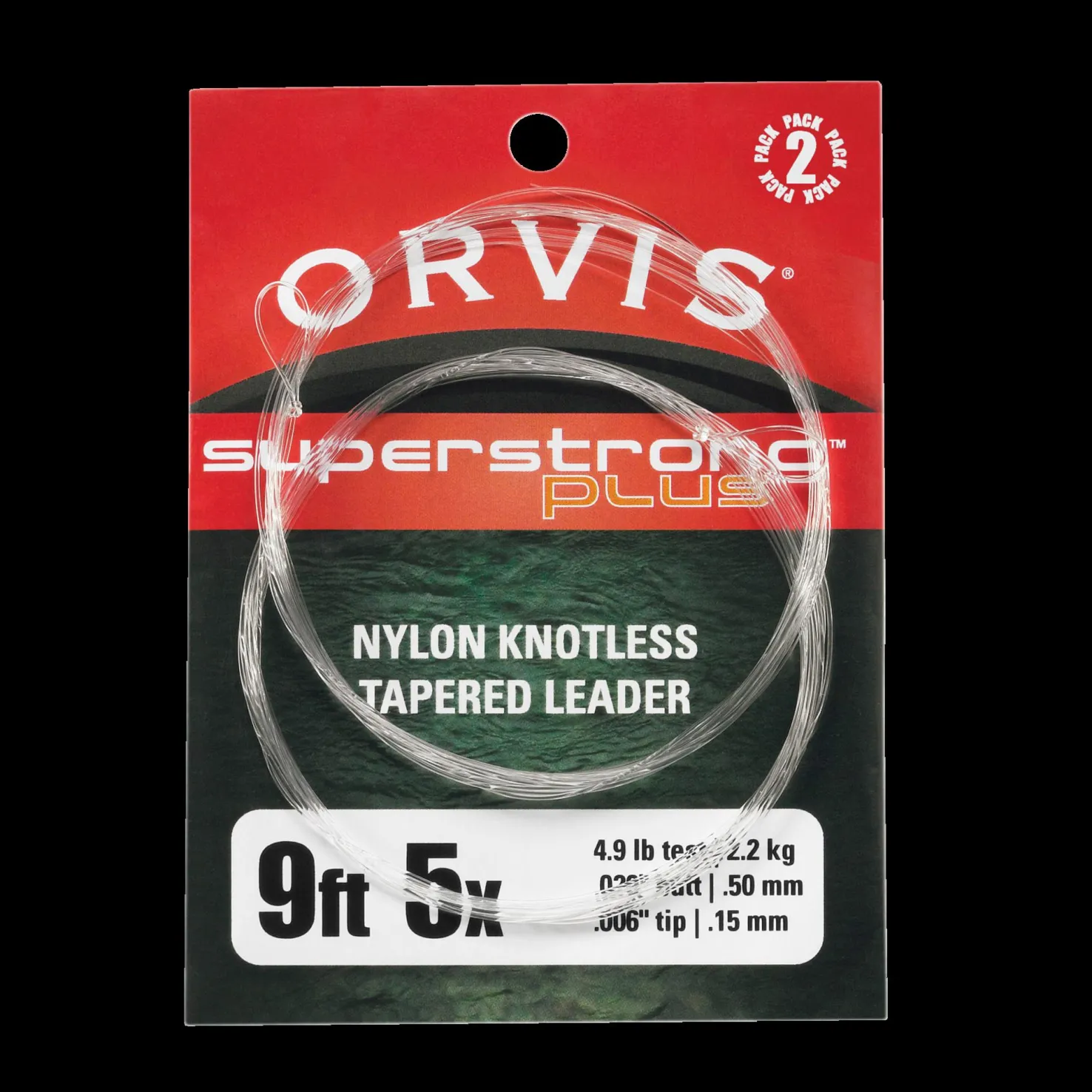 Superstrong 9', 2-pakk 6x 0,13mm Clear - Perhosiimat - Superstrong 9', 2-pakk 6x 0,13mm Clear