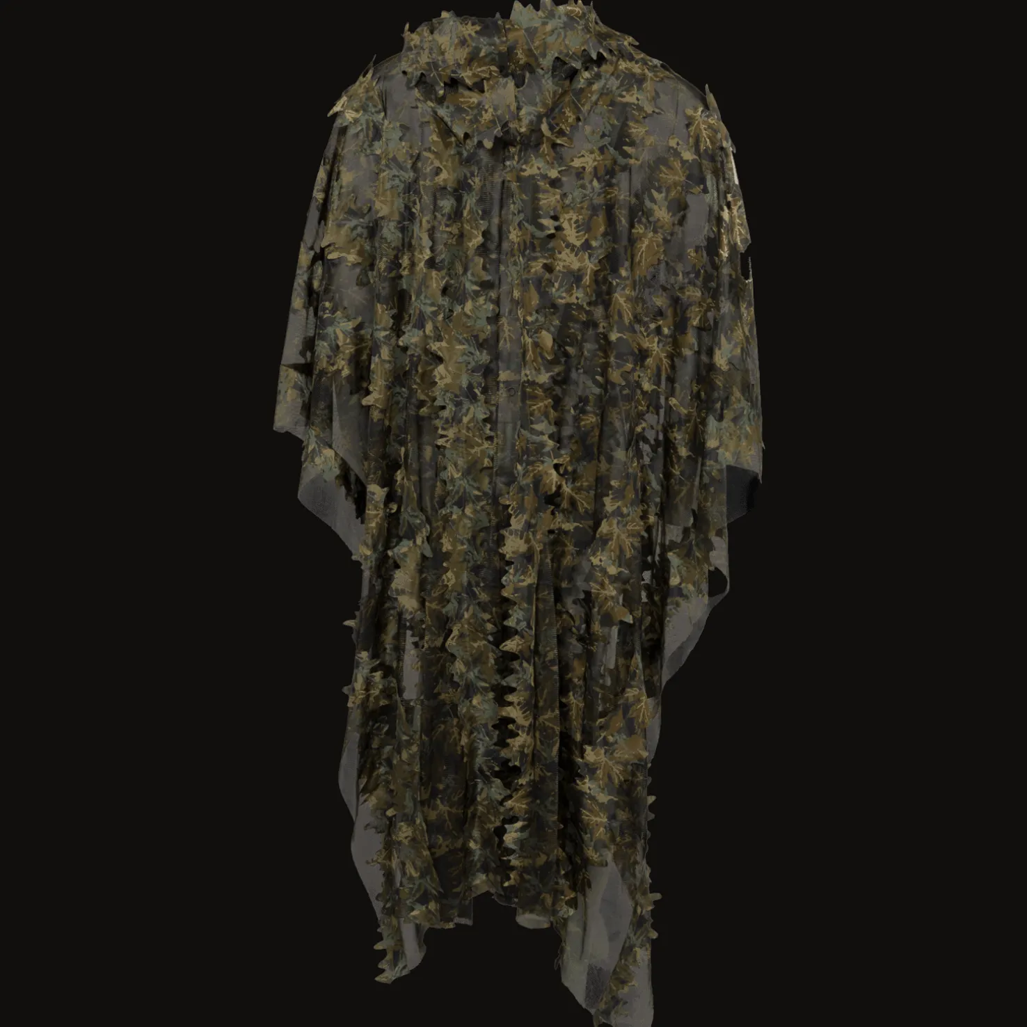 Syringa Camo Leaf Poncho, maastokuvioinen poncho - Metsästystakit - Syringa Camo Leaf Poncho, maastokuvioinen poncho