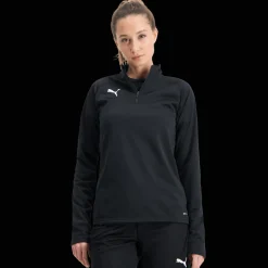 teamLIGA 1/4 Zip Top, naisten treenipaita - Pitkähihaiset Treenipaidat - teamLIGA 1/4 Zip Top, naisten treenipaita