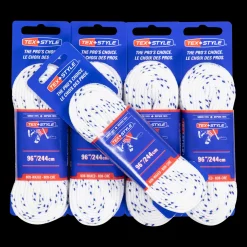 Texstyle unwaxed XL 244 cm white 24 pack-21/22, luistinnauhat - Jääkiekkotarvikkeet - Texstyle unwaxed XL 244 cm white 24 pack-21/22, luistinnauhat