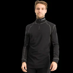 Thermo Turtle Neck W/zip, miesten villapaita - Villakerrastot yläosat miehet - Thermo Turtle Neck W/zip, miesten villapaita