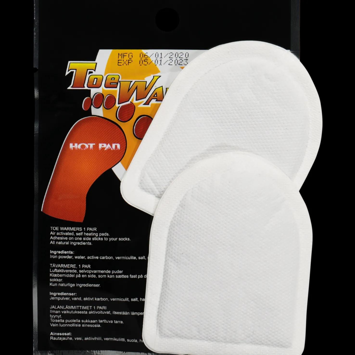 Toe Warmers, varpaanlämmitin - Kenkätarvikkeet - Toe Warmers, varpaanlämmitin