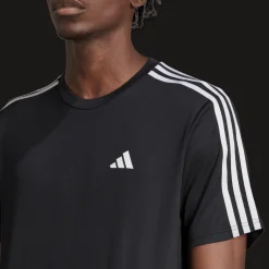 Train Essentials 3-Stripes Training T-shirt, miesten T-paita - Urheilupaidat - Train Essentials 3-Stripes Training T-shirt, miesten T-paita
