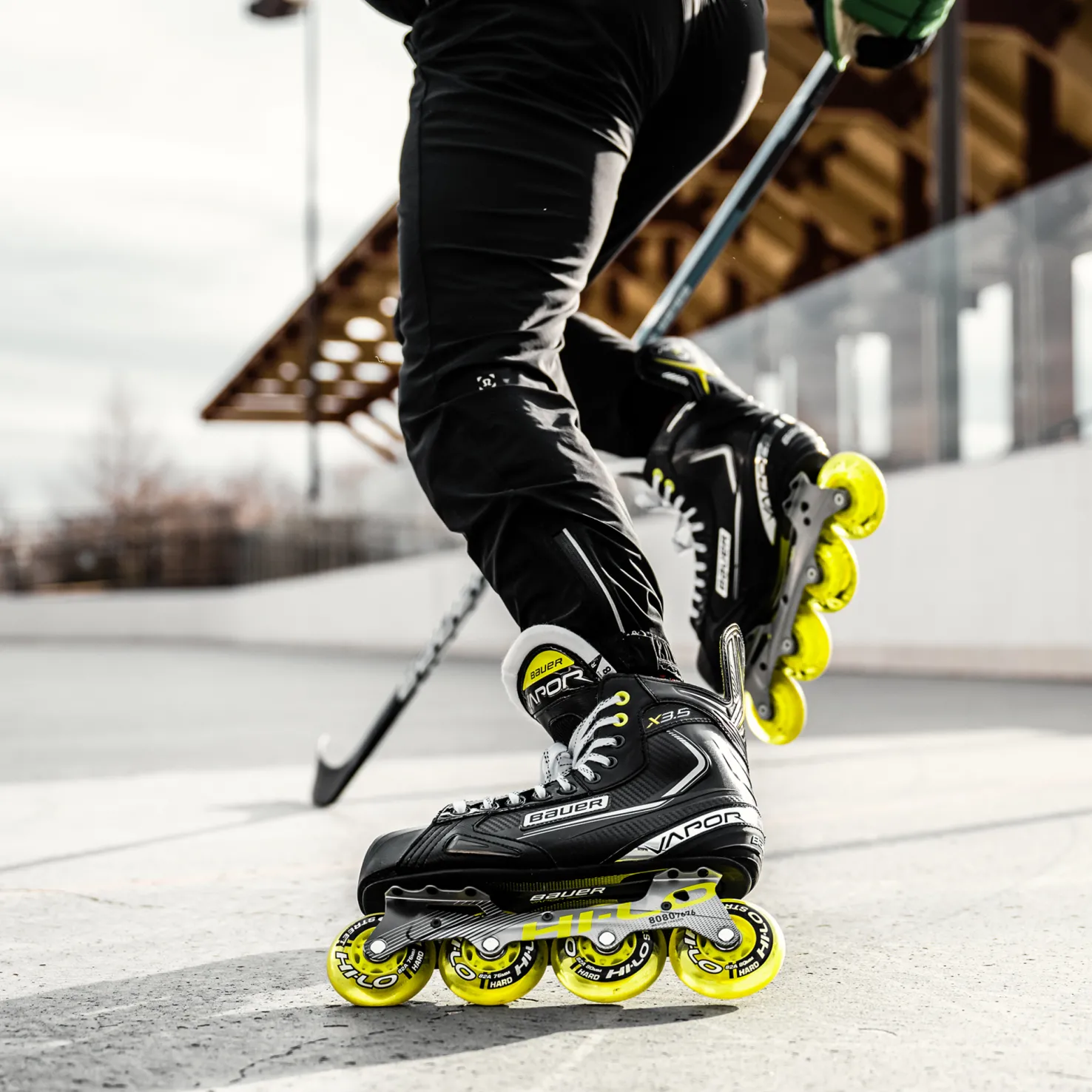 VAPOR X3.5 RH SKATE - JR, junior rullaluistin - Streethockey-Varusteet - VAPOR X3.5 RH SKATE - JR, junior rullaluistin