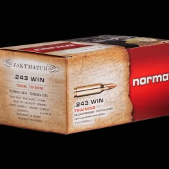 243WIN 6,2 GR FMJ JAKTMATCH, patruunat - Kiväärin patruunat - 243WIN 6,2 GR FMJ JAKTMATCH, patruunat